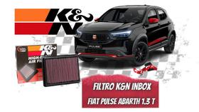 Filtro k&n inbox fiat pulse abarth 1.3 t 2021 em diante fiat fastback 1.3 t 2022 em diante toro 1.3 t 2021 em diante ref. 33-5101