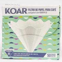 Filtro KOAR Branco 50 unidades Tamanho 02