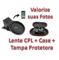 Filtro Lentes Circulares Polarizadas 37mm Celular + Case - PBF