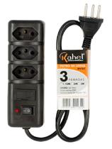 Filtro Linha 3 Tomadas Bivolt Kahel Filtro Linha 3 Tomadas Bivolt Kahel