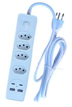 Filtro Linha Extensão 4 Tomadas C/ Usb Tipo-c Bivolt 2m - Knup