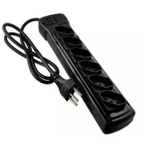 Filtro Linha Fiolux 6 Tomadas Bivolt Preto Blister Filtro Linha Fiolux 6 Tomadas Bivolt Preto Blister