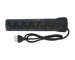 Filtro Linha Fiolux 6 Tomadas Bivolt Preto Blister Filtro Linha Fiolux 6 Tomadas Bivolt Preto Blister