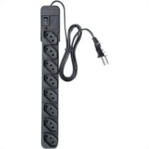 Filtro Linha Fiolux 8 Tomada Bivolt Preto Filtro Linha Fiolux 8 Tomada Bivolt Preto