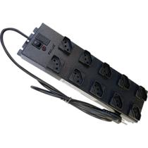 Filtro Linha Fiolux Metal 10 Tom Espelho Placa Bivolt