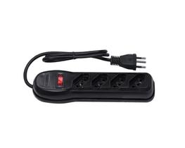 Filtro Linha Megatron 04 Tomadas Bivolt Preto Filtro Linha Megatron 04 Tomadas Bivolt Preto