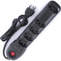 Filtro Linha Megatron 5 Tomada Bivolt Preto