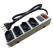 Filtro Linha Multicraft 4 Tomadas Bivolt 10A Metalizado