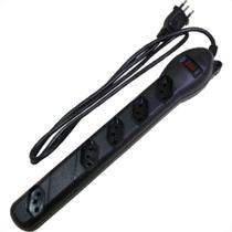 Filtro Linha Qualitronix 5 Tomada Bivolt Preto