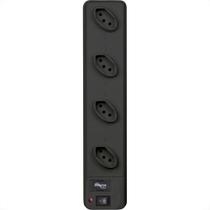 Filtro Linha Techna Plastico 4 Tomadas Distanciada Ftk-004