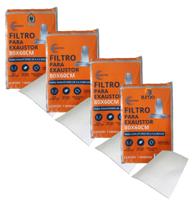 Filtro Manta Depuradores Coifas e Exaustores Colormaq Sugar Bosch (KIT 4 PEÇAS PREMIUM DE 80x60CM) Filtro Manta Depuradores Coifas e Exaustores Colormaq Sugar Bosch (KIT 4 PEÇAS PREMIUM DE 80x60CM)