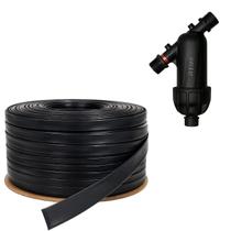 Filtro Modular Tela ¾ + Mangueira Gotejejadora Petroisa 200m 50cm