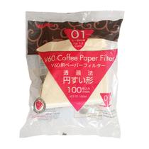 Filtro Natural Hario V60 - 100 Unidades - Tamanho 01