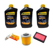 Filtro Óleo + Ar + Vela + Oleo Yamaha Xt 600 E Xt600 Xt600e