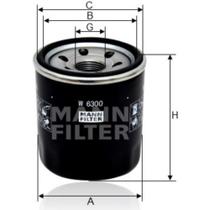 Filtro óleo Hyundai Hb20 X 2016 a 2023 Mann W 6300