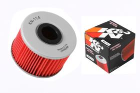 Filtro Oleo K&n Kn KN-114 TRX 500FA6D FourTrax Dct 2012-