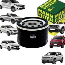 Filtro Óleo Motor para Fiat Mobi / Argo / Pulse / Toro / Uno / Cronos / Strada / Fastback - Jeep Compass / Renegade / Commander - Renault Logan / Sandero - Peugeot 208 / 2008