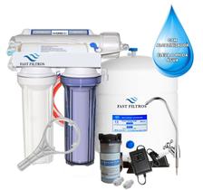 Filtro Osmose Reversa 5 Estágios Com Alcalinizador e Bomba 190 LPD