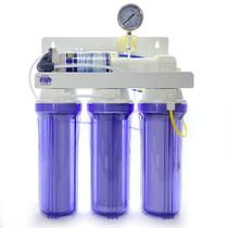 Filtro Osmose Reversa 75gpd C/ Manômetro E Bomba Transparent Filtro Osmose Reversa 75gpd C/ Manômetro E Bomba Transparent