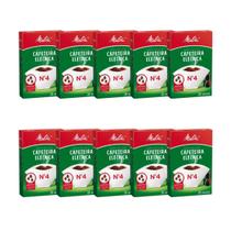 Filtro Papel Melitta Cafeteira Elétrica N4 10 cx com 30Un Filtro Papel Melitta Cafeteira Elétrica N4 10 cx com 30Un