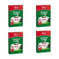 Filtro Papel Melitta para Cafeteira Elétrica N2 120Un 4Cx