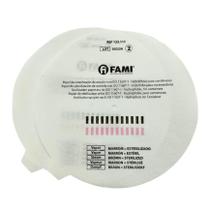 Filtro papel redondo 190mm indicador vapor c/100 unidades ref: 133111 fami