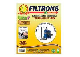 Filtro para Aspirador de Pó Electrolux Flex S 1400W com 3 peças - Filtrons Filtro para Aspirador de Pó Electrolux Flex S 1400W com 3 peças - Filtrons