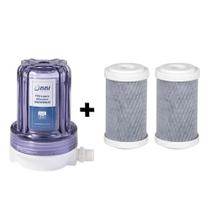 Filtro Para Chuveiro Ducha Bbi Shower Transparente Carvão Ativado Remove Cloro Shower125 Anticloro + 2 Refis