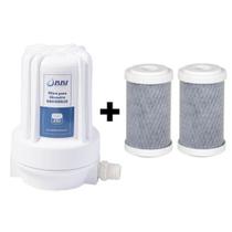 Filtro Para Chuveiro Ducha Shower Bbi Branco Carvão Shower125 + 2 Refis - Remove Cloro