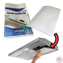 Filtro para Coifa Exaustor Universal Branco de 80cm por 60cm ( 4 a 6 Bocas ) - VB Home