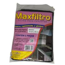 Filtro para Exaustor Universal 79x59cm Absorve Gordura Kit 2 Peças Filtro para Exaustor Universal 79x59cm Absorve Gordura Kit 2 Peças