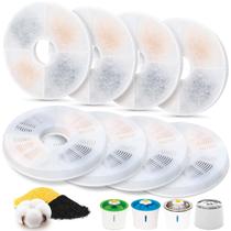 Filtro para Fonte de Água para Gatos Pacote com 8 ELXXROONM Compatível
