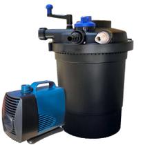 Filtro para lagos até 4000 lt com uv 11w e bomba sub 6000 lh