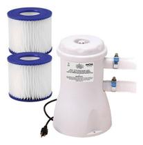 Filtro Para Piscinas Bomba C/ Refil Extra 2200l/h 220v/110