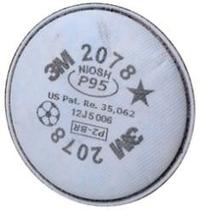 Filtro particulas 2078 p2 conexao baioneta 3m Filtro particulas 2078 p2 conexao baioneta 3m