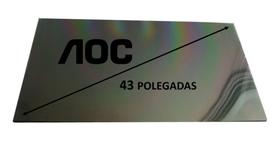 Filtro Polarizador TV compatível c/ AOC 43 Polegadas