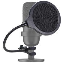Filtro Pop YOUSHARES HyperX SoloCast Mic 4 polegadas e 3 camadas de metal Filtro Pop YOUSHARES HyperX SoloCast Mic 4 polegadas e 3 camadas de metal