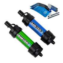 Filtro Portátil de Água 2 em 1, Cores Azul e Verde - Leve e Prático - Sawyer Products