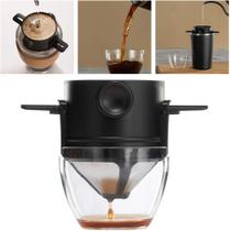 Filtro Portátil de Café Dobrável em Aço Inoxidável Pratico