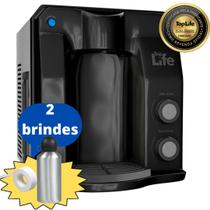 Filtro Purificador Água c/ Super Ozonio Gelada Bactericida Preto 127V Flex Oxi - Top life