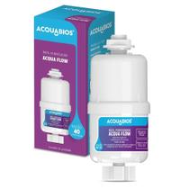 Filtro Purificador Água Flow Compatível 1005-0017 C/Carvão Ativado AcquaBios