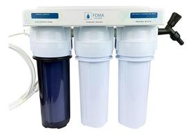 Filtro Purificador Consumo 3 Estágios com Torneira Plástica Filtro Purificador Consumo 3 Estágios com Torneira Plástica