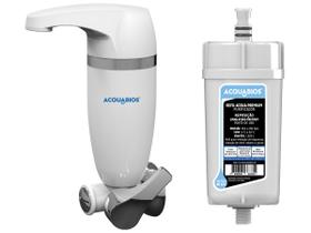 Filtro Purificador de Água Acqua Premium Single 1/4 de Volta de Parede + 1 Refil - Acquabios Filtro Purificador de Água Acqua Premium Single 1/4 de Volta de Parede + 1 Refil - Acquabios