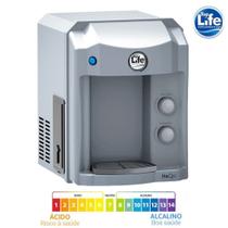 Filtro Purificador de Água Alcalina Ionizada com Ozônio Gelada Prata 220V - Top life