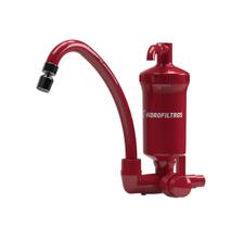 Filtro Purificador De Água Parede Bica Móvel Vermelho