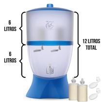 Filtro Purificador de Água Stefani Flex Azul 2v 6L Filtro Purificador de Água Stefani Flex Azul 2v 6L