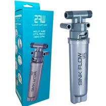 Filtro Purificador De Água Universal Torneira Pia Bebedouro Com Refil