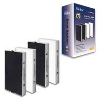 Filtro purificador de ar Filtro de reposição Flintar U para filtro Honeywell HepaClean U HRF201B e Febreze FRF102B, pacote com 4