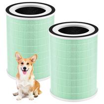 Filtro purificador de ar WILERDA, pacote com 2 unidades True HEPA H13 KILO Pet Filtro purificador de ar WILERDA, pacote com 2 unidades True HEPA H13 KILO Pet