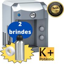 Filtro Purificador Top Life Água Gelada Ph 9,5 Super Alcalina Ionizada e Ozônio c/ minerais e Potássio K+ - Top Life